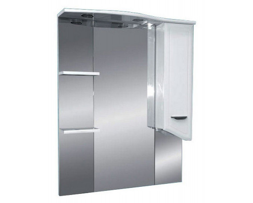 Приобрести Дрея - 75 Зеркало - шкаф прав. (свет) в магазине сантехники Santeh-Crystal.ru