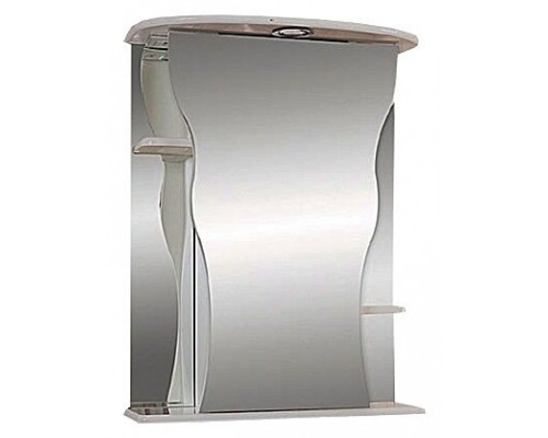 Купить Каприз - 55 Зеркало - шкаф лев. (свет) в магазине сантехники Santeh-Crystal.ru