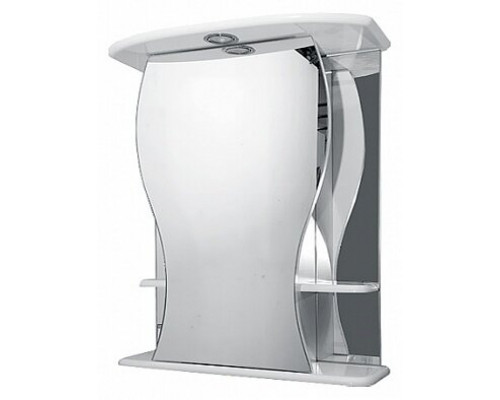 Приобрести Карина - 60 Зеркало - шкаф прав. (свет) в магазине сантехники Santeh-Crystal.ru