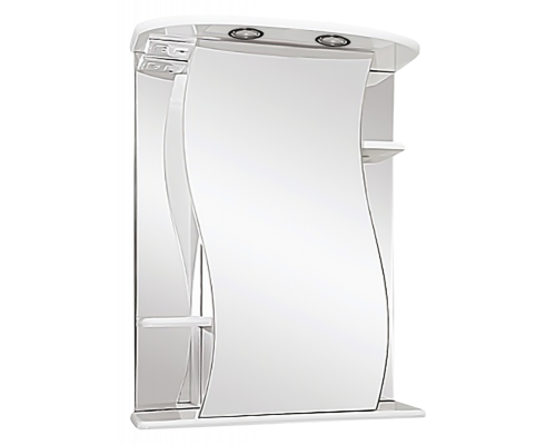 Приобрести Лиана - 60 Зеркало - шкаф прав. (свет) в магазине сантехники Santeh-Crystal.ru