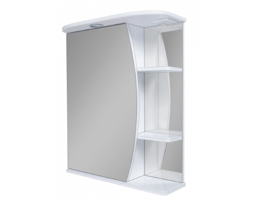 Приобрести Луна - 55 Зеркало - шкаф лев. (свет) в магазине сантехники Santeh-Crystal.ru