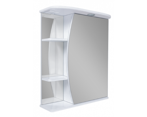 Приобрести Луна - 55 Зеркало - шкаф прав. (свет) в магазине сантехники Santeh-Crystal.ru