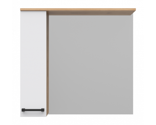 Купить Крафт - 80 Зеркало с 1 шкаф. левый в магазине сантехники Santeh-Crystal.ru