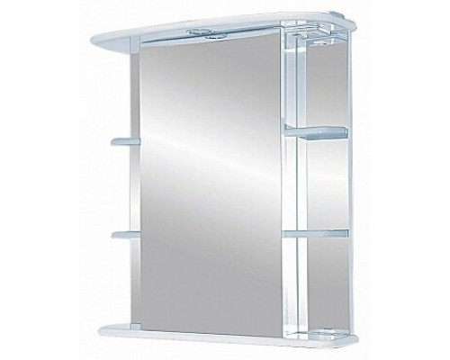 Заказать МАГНОЛИЯ-55 зеркало-шкаф  (свет) лев. в магазине сантехники Santeh-Crystal.ru