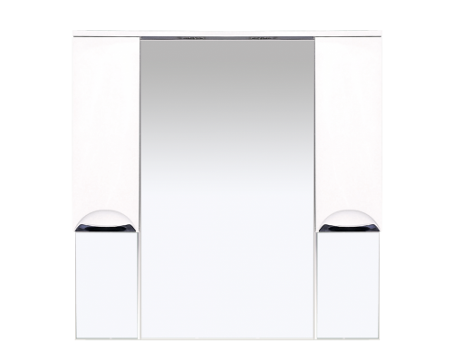 Заказать Орхидея -105 Зеркало - шкаф (свет) белая эмаль в магазине сантехники Santeh-Crystal.ru