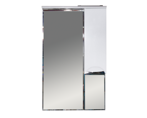 Заказать Орхидея - 65 Зеркало - шкаф прав. (свет)  белая эмаль в магазине сантехники Santeh-Crystal.ru