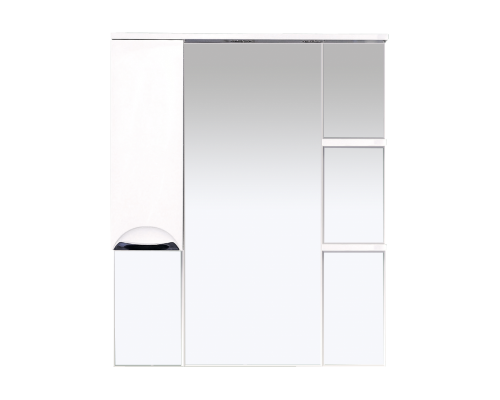 Купить Орхидея - 85 Зеркало - шкаф прав. (свет) белая эмаль в магазине сантехники Santeh-Crystal.ru