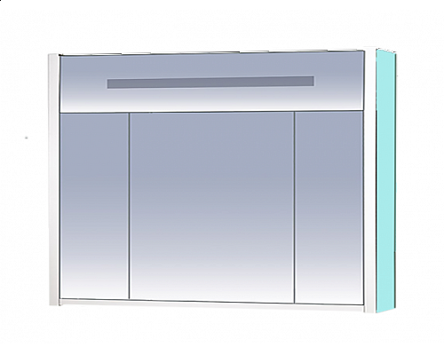 Купить Джулия -105 Шкаф голубой зеркальный в магазине сантехники Santeh-Crystal.ru
