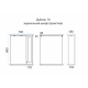 Купить Дублин - 70 Зеркало со шкафчиком, прав., орех/стекло в магазине сантехники Santeh-Crystal.ru