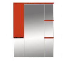 Жасмин -  75 Зеркало - шкаф лев. (свет) красная ПЛЕНКА