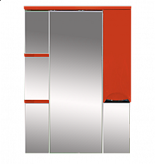 Жасмин -  75 Зеркало - шкаф прав. (свет) красная ПЛЕНКА