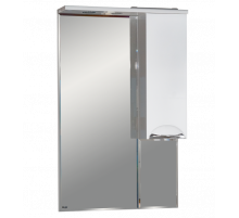 Орхидея - 65 Зеркало - шкаф прав. (свет)  белая эмаль