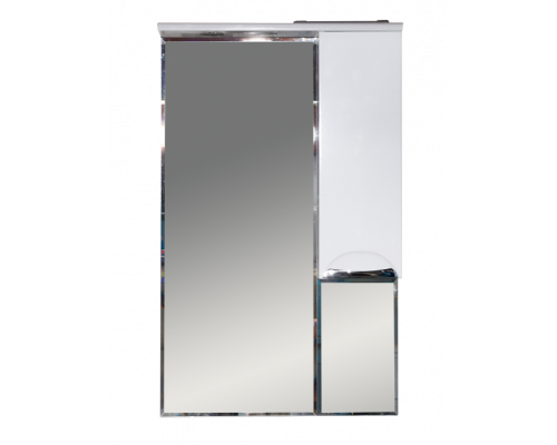 Заказать Орхидея - 65 Зеркало - шкаф прав. (свет)  белая эмаль в магазине сантехники Santeh-Crystal.ru