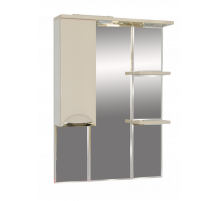 Орхидея - 75 Зеркало - шкаф лев. (свет) БЕЖ. эмаль