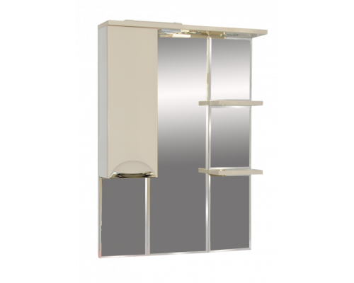 Заказать Орхидея - 75 Зеркало - шкаф лев. (свет) БЕЖ. эмаль в магазине сантехники Santeh-Crystal.ru