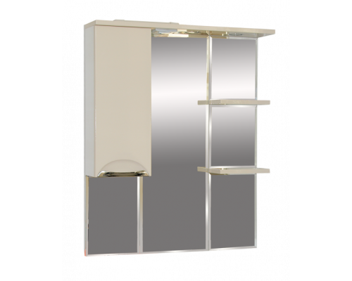 Заказать Орхидея - 85 Зеркало - шкаф лев. (свет) БЕЖ. эмаль в магазине сантехники Santeh-Crystal.ru