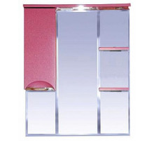 Жасмин - 85 Зеркало - шкаф лев. (свет) розовая плёнка