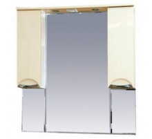 Жасмин - 95 Зеркало - шкаф (свет) бежевая эмаль