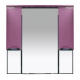 Купить Жасмин -105 Зеркало - шкаф  (свет) розовая плёнка в магазине сантехники Santeh-Crystal.ru