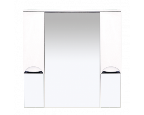 Заказать Орхидея -105 Зеркало - шкаф (свет) белая эмаль в магазине сантехники Santeh-Crystal.ru