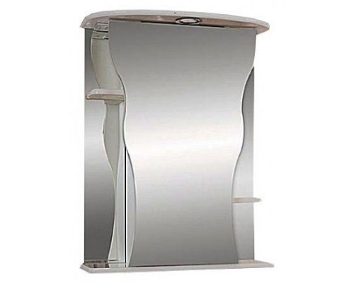 Купить Каприз - 55 Зеркало - шкаф лев. (свет) в магазине сантехники Santeh-Crystal.ru