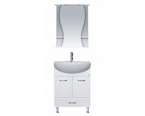 Приобрести Карина - 60 Зеркало - шкаф прав. (свет) в магазине сантехники Santeh-Crystal.ru