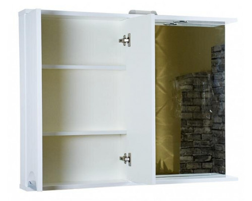 Купить Куба- 105 Зеркало-шкаф(свет) лев. в магазине сантехники Santeh-Crystal.ru