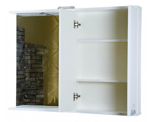 Купить Куба- 105 Зеркало-шкаф(свет) прав. в магазине сантехники Santeh-Crystal.ru