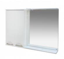 Куба- 120 Зеркало-шкаф(свет) лев.