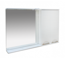 Куба- 120 Зеркало-шкаф(свет) прав.