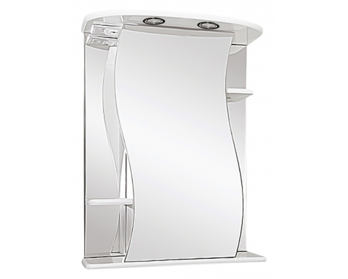 Приобрести Лиана - 60 Зеркало - шкаф прав. (свет) в магазине сантехники Santeh-Crystal.ru