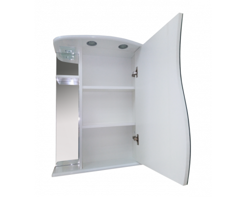 Приобрести Лиана - 60 Зеркало - шкаф прав. (свет) в магазине сантехники Santeh-Crystal.ru