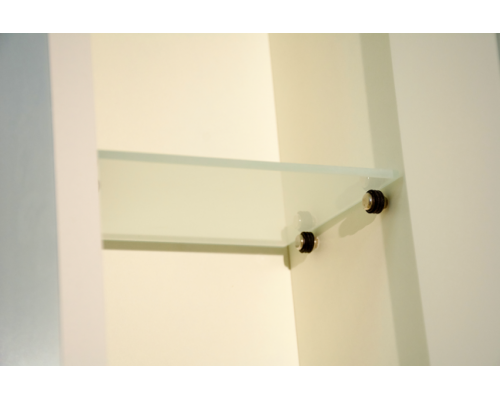 Заказать Лувр - 60 Зеркало со шкафчиком, прав., слоновая кость в магазине сантехники Santeh-Crystal.ru