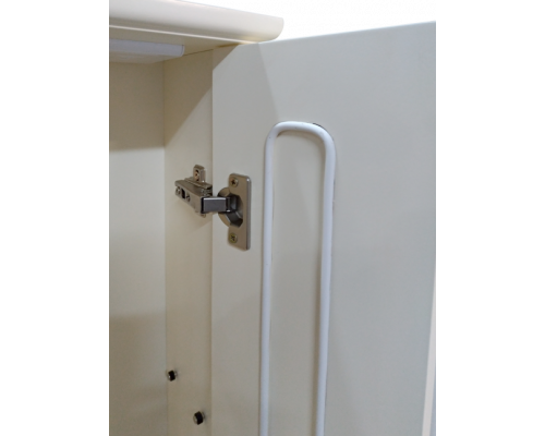 Заказать Лувр - 60 Зеркало со шкафчиком, прав., слоновая кость в магазине сантехники Santeh-Crystal.ru