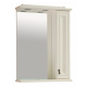 Заказать Лувр - 60 Зеркало со шкафчиком, прав., слоновая кость в магазине сантехники Santeh-Crystal.ru