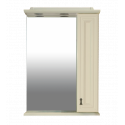 Лувр - 60 Зеркало со шкафчиком, прав., слоновая кость