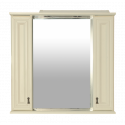 Лувр - 85 Зеркало с 2-мя шкафчиками, слоновая кость