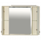 Приобрести Лувр -105 Зеркало с 2-мя шкафчиками, слоновая кость в магазине сантехники Santeh-Crystal.ru