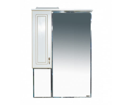Купить Париж - 65 Зеркало - шкаф левое белая патина в магазине сантехники Santeh-Crystal.ru