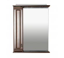 Рим - 60 Зеркало со шкафчиком, лев., орех