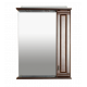 Приобрести Рим - 60 Зеркало со шкафчиком, прав., орех в магазине сантехники Santeh-Crystal.ru