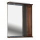 Приобрести Рим - 60 Зеркало со шкафчиком, прав., орех в магазине сантехники Santeh-Crystal.ru