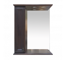 Рим - 65 Зеркало со шкафчиком, лев., орех