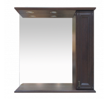 Рим - 85 Зеркало с 1-м шкафчиком, прав., орех