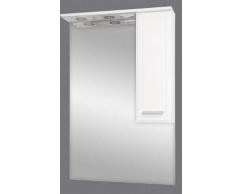 Заказать Стелла - 65  Зеркало - шкаф прав.(свет) с фацетом в магазине сантехники Santeh-Crystal.ru