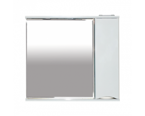 Заказать Элвис - 85 Зеркало-шкаф прав. (свет) белая эмаль в магазине сантехники Santeh-Crystal.ru