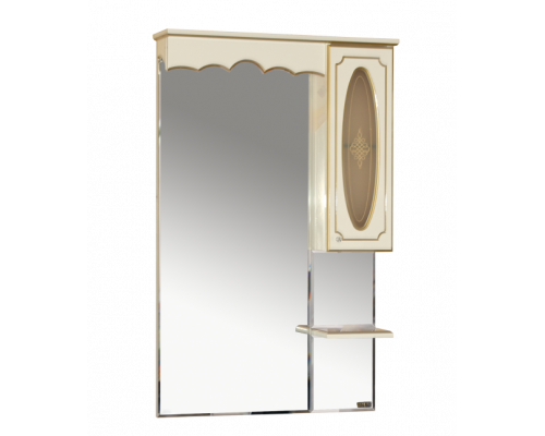 Заказать Монако - 70 Зеркало - шкаф прав. беж. патина/стекло в магазине сантехники Santeh-Crystal.ru