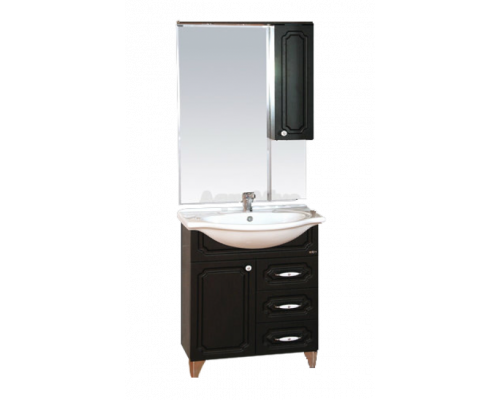 Приобрести Александра - 65 Зеркало-шкаф прав. (свет) ВЕНГЕ в магазине сантехники Santeh-Crystal.ru