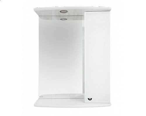 Приобрести АСТРА-50 зеркало-шкаф прав. (свет) в магазине сантехники Santeh-Crystal.ru