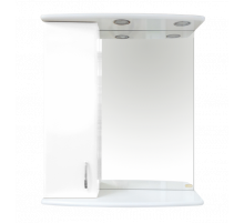 АСТРА-60 зеркало-шкаф лев. (свет)